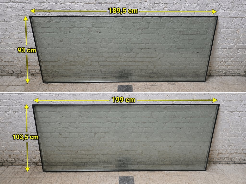 2 grandes vitres double vitrage, Bricolage & Construction, Vitres, Châssis & Fenêtres, Double vitrage, 160 cm ou plus, Fenêtre de façade ou Vitre