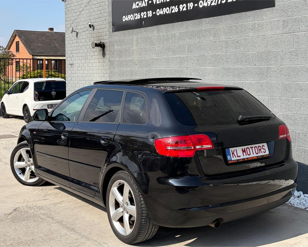 AUDI A3 SPORTBACK S-LINE 2.0CR TDI 136CV 206 000KM CARPASS, Autos, Cuir, Euro 5, Achat, Entreprise