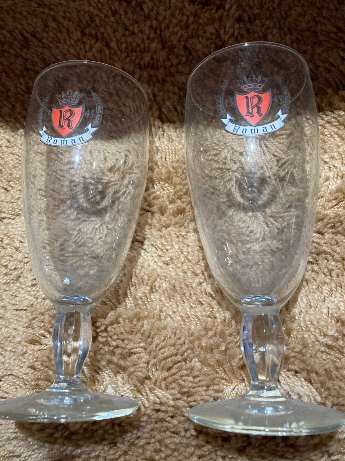 Verres à bière romains, duo, Enlèvement, Comme neuf, Verre ou Verres