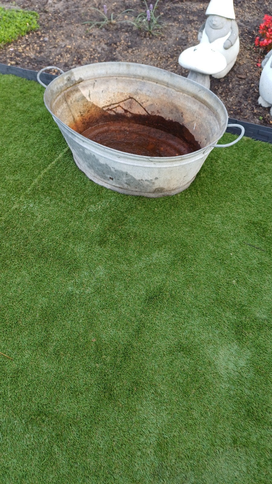 groot zinken bad, Tuin en Terras, Ophalen, Gebruikt
