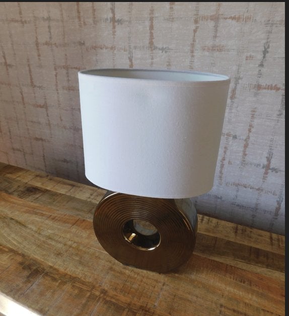lampe à poser - Fischer & Hansel - céramique - déco, Maison & Meubles, Moins de 50 cm, Comme neuf, Enlèvement, Autres matériaux