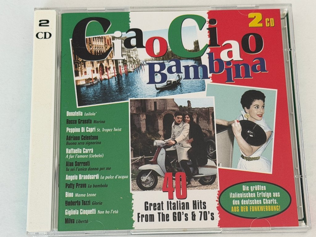 Various – Ciao Ciao Bambina - 40 Great Italian Hits, Cd's en Dvd's, Ophalen of Verzenden, Gebruikt, Pop, Verzamelalbum