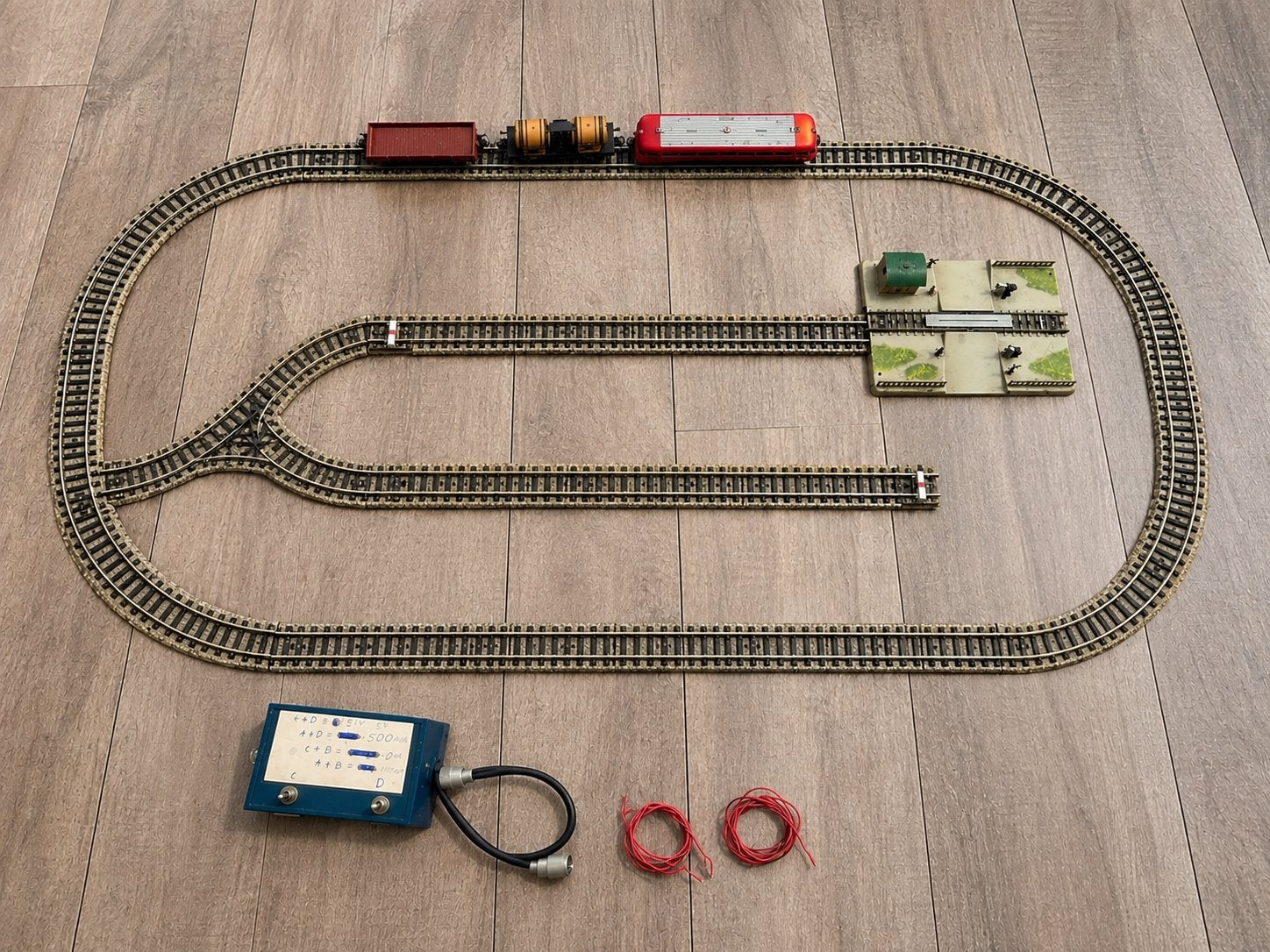 Märklin H0 treinset met veel M-rails – Vintage, Hobby en Vrije tijd, Ophalen of Verzenden, Zo goed als nieuw, Treinset