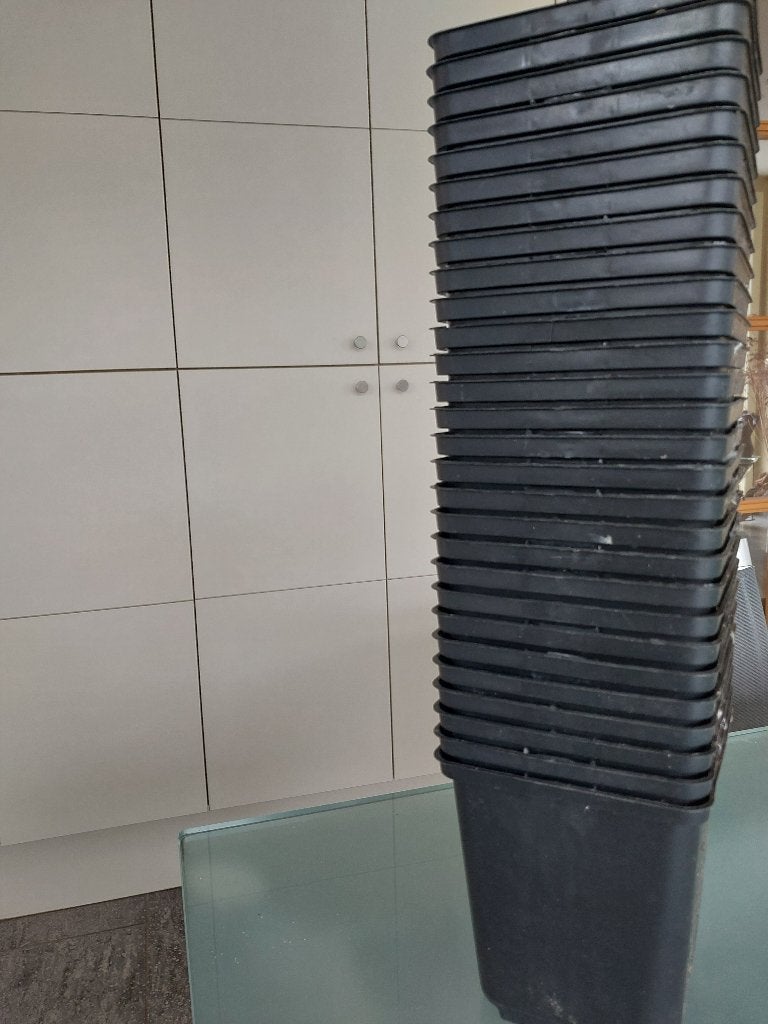 PLANTPOTJES, sterk en vierkant, Tuin en Terras, Ophalen, Vierkant