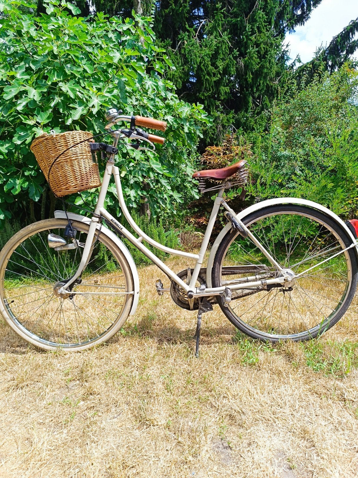 vélo de ville femme Achielle, Vélos & Vélomoteurs, Frein à main, Enlèvement, 47 à 50 cm, Frein à disque