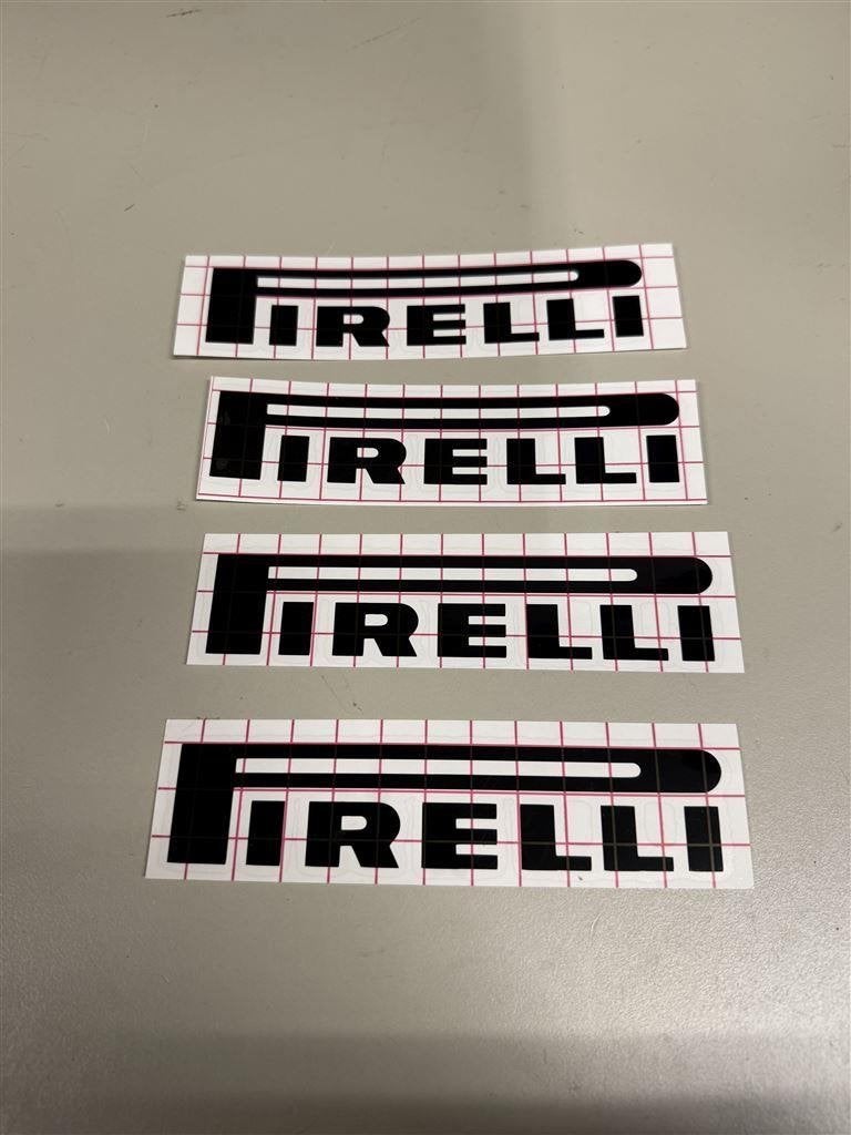 Stickets Pirelli - 150 * 32 mm, Autos : Divers, Autocollants de voiture, Enlèvement ou Envoi