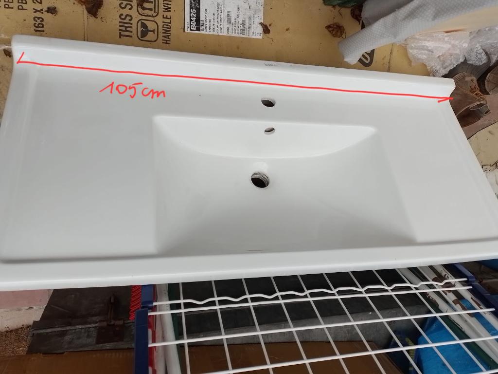 DURAVIT wastafel, Doe-het-zelf en Bouw, Sanitair, Ophalen, Zo goed als nieuw, Wastafel
