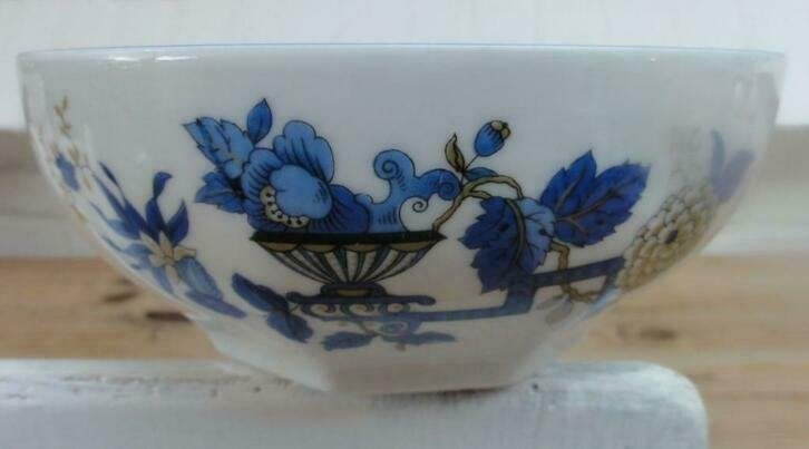 Duits porseleinen kommetje met blauw motief, Koenigszelt, -, Utilisé, Autres styles, Porcelaine