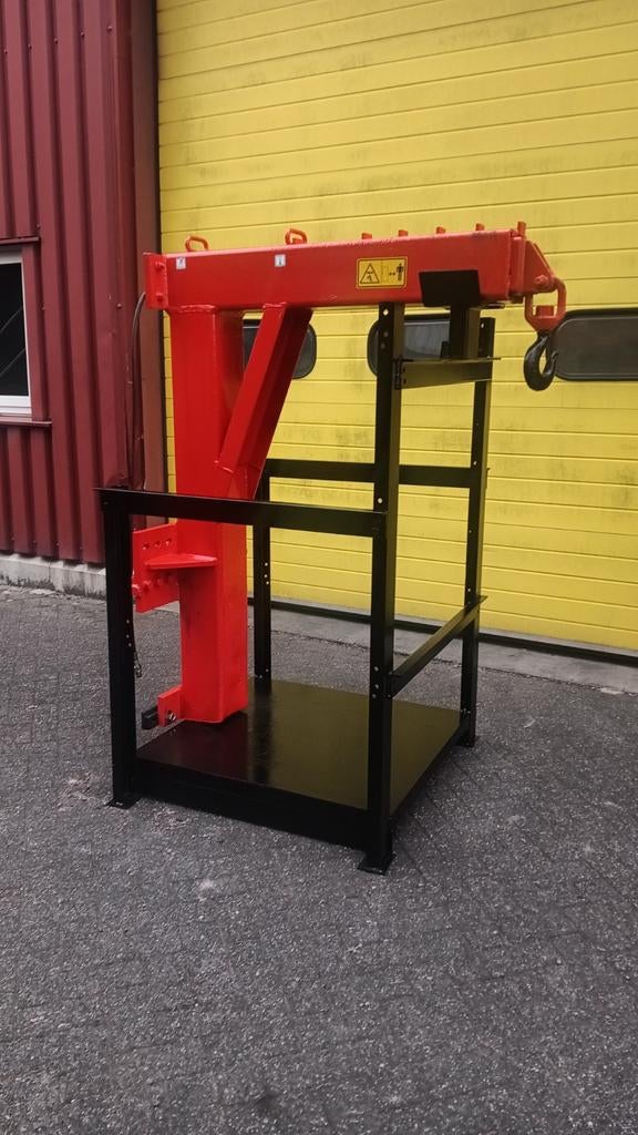 Hijsbok voor heftruck . Fem 3 opname, Ophalen, Heftruck
