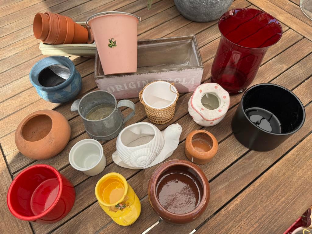 Pots de fleurs, Enlèvement, Utilisé