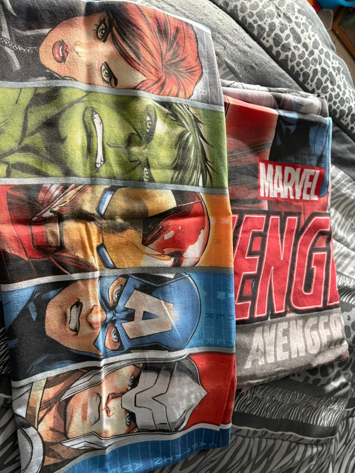 Parrure de lit avenger, Enlèvement ou Envoi, Comme neuf, Parure de lit