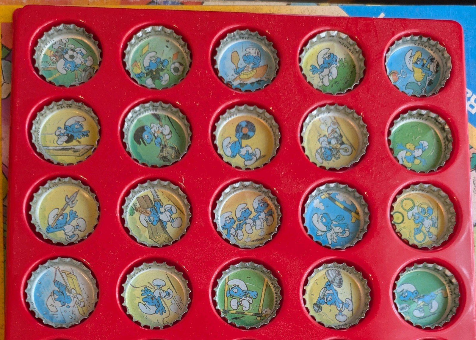 Coca-Cola kroonkurken smurfen, Verzamelen, Ophalen