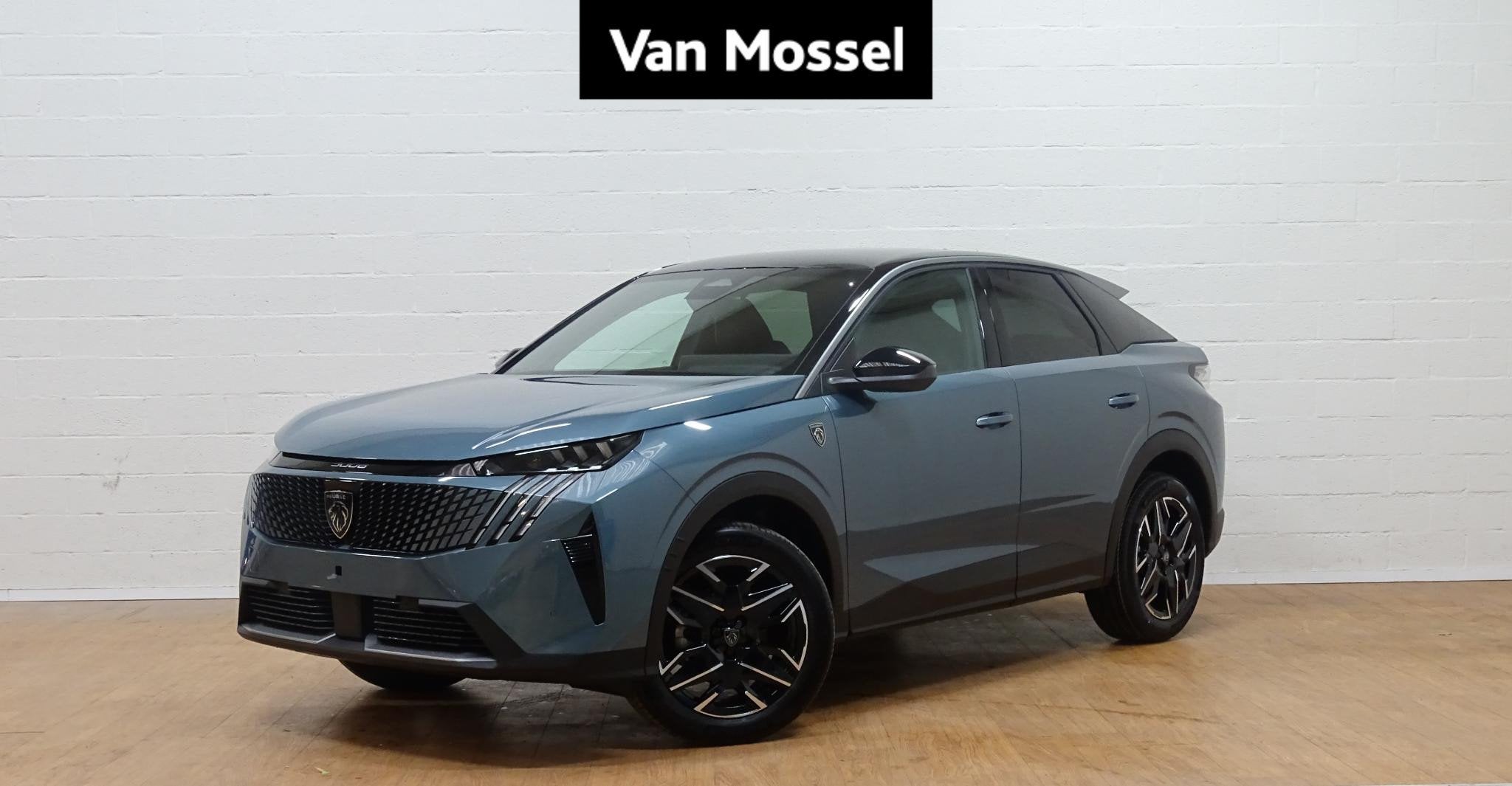 Peugeot 3008 1.2 Hybrid 145 GT+Open dak, Stof, Gebruikt, 1199 cc, Blauw