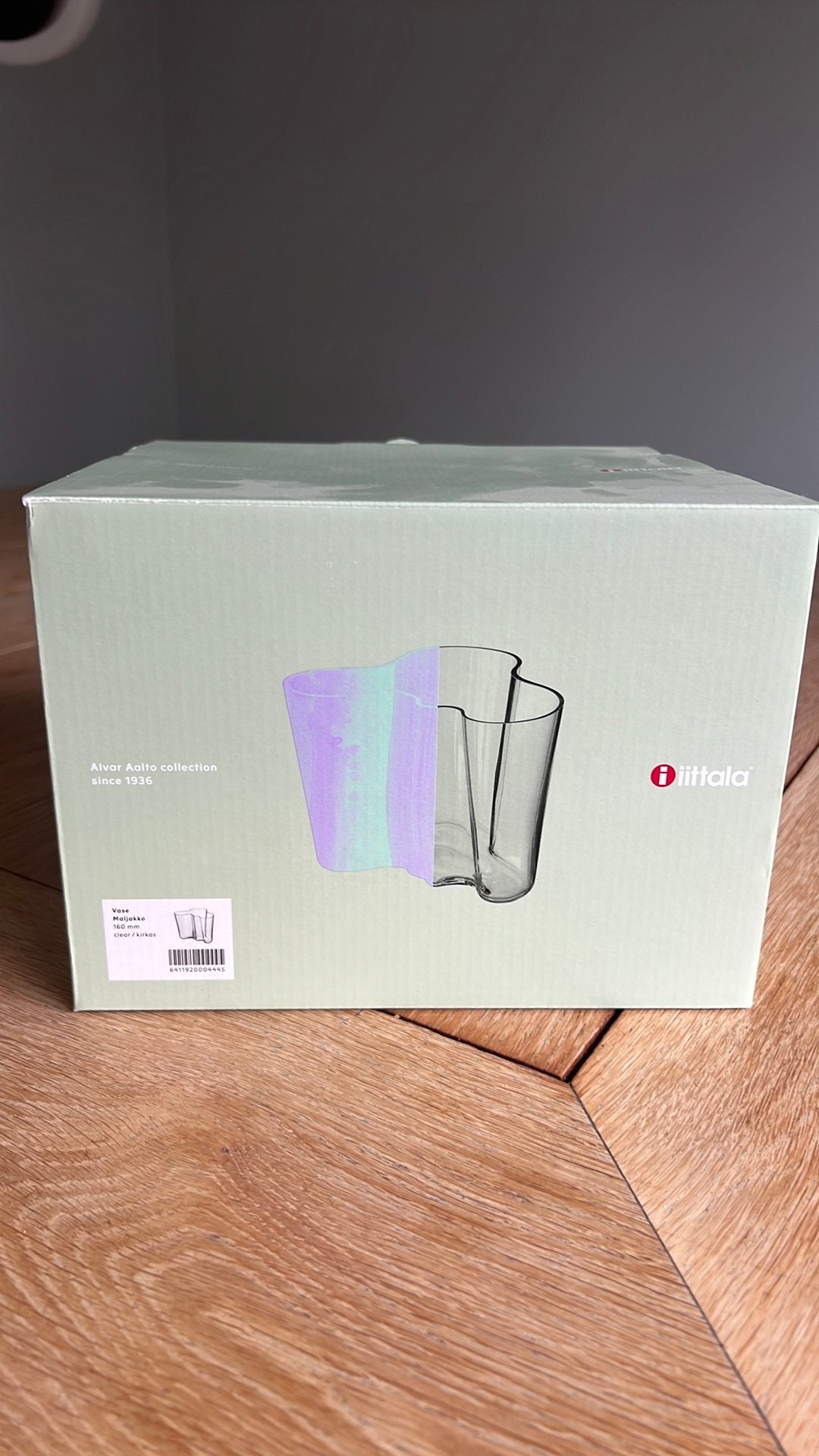 Maljakko vaas, iittala, Ophalen, Transparant, 16 cm, Nieuw