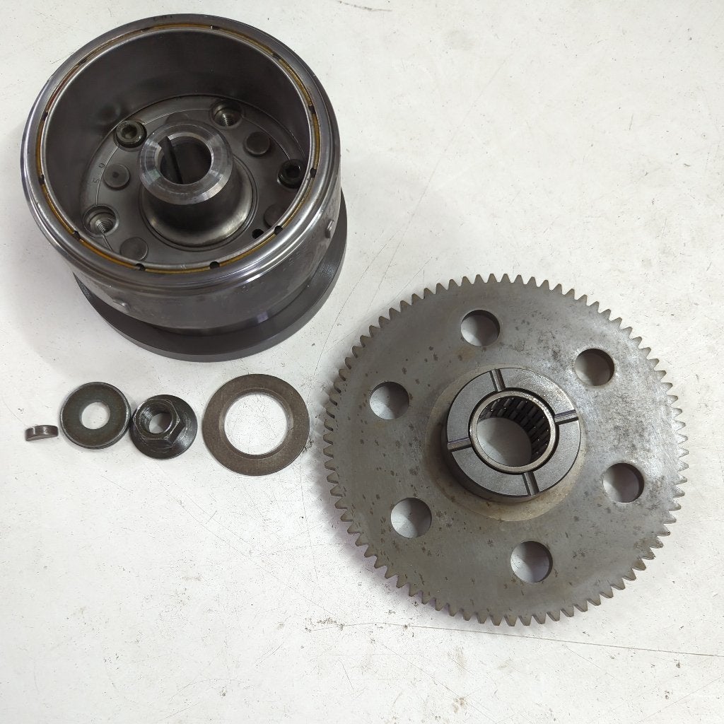 Yamaha XT600E vliegwiel met vrijloop & tandwiel (XT 600 4PT), Motoren, Ophalen of Verzenden, Gebruikt