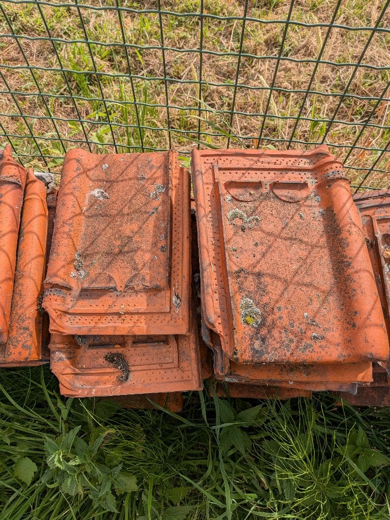Oude dakpannen, Doe-het-zelf en Bouw, Dakpannen en Dakbedekking, Ophalen, Gebruikt, Steen of Klei, Dakpannen
