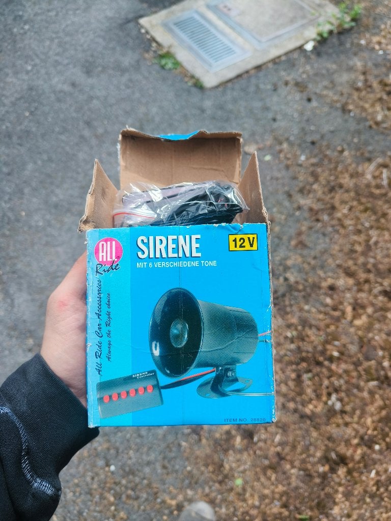 Sirene 12V, Ophalen of Verzenden, Nieuw