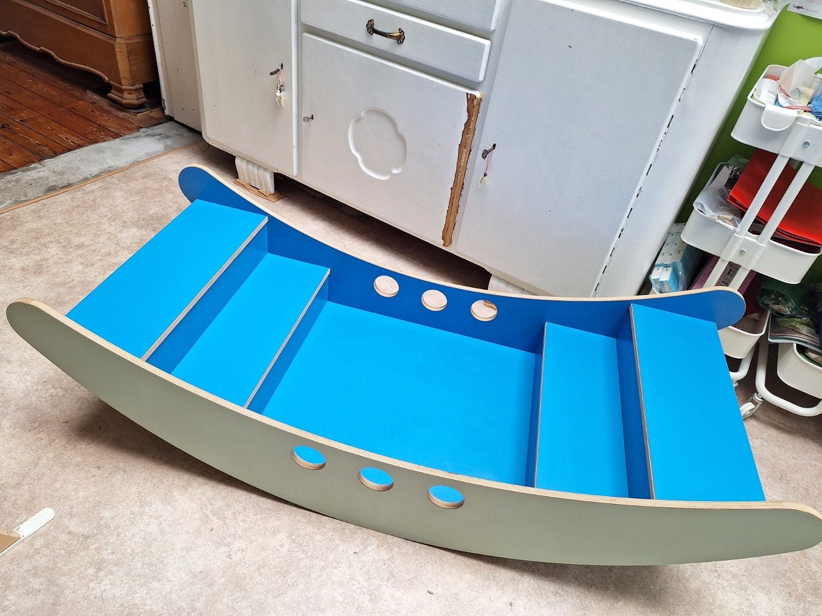 schommelboot Arthur & Friends, Kinderen en Baby's, Ophalen, Gebruikt, Rij- of Hobbelspeelgoed