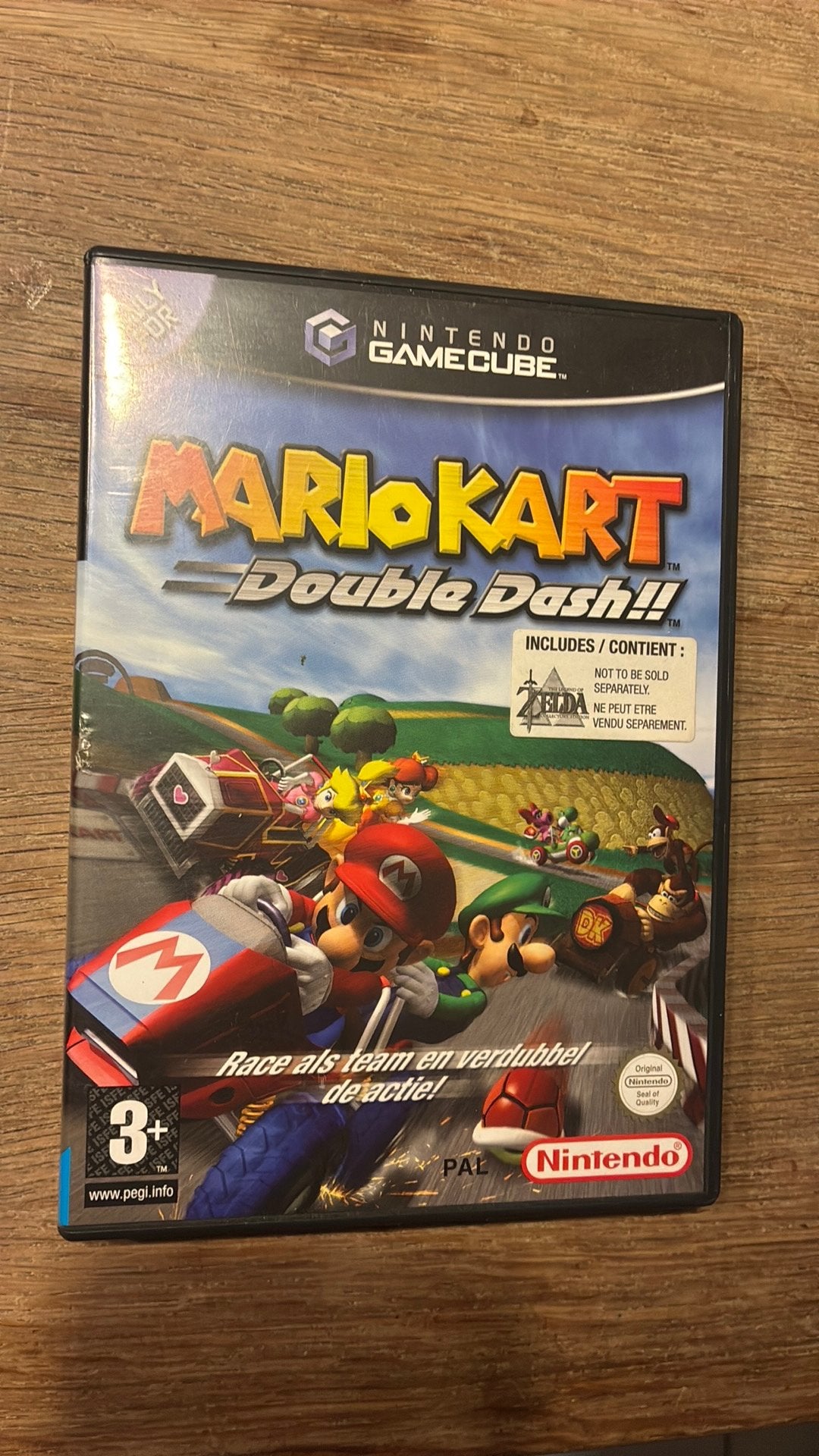 GameCube spel enkel Zelda zonder Mariokart, Consoles de jeu & Jeux vidéo, Enlèvement, Comme neuf