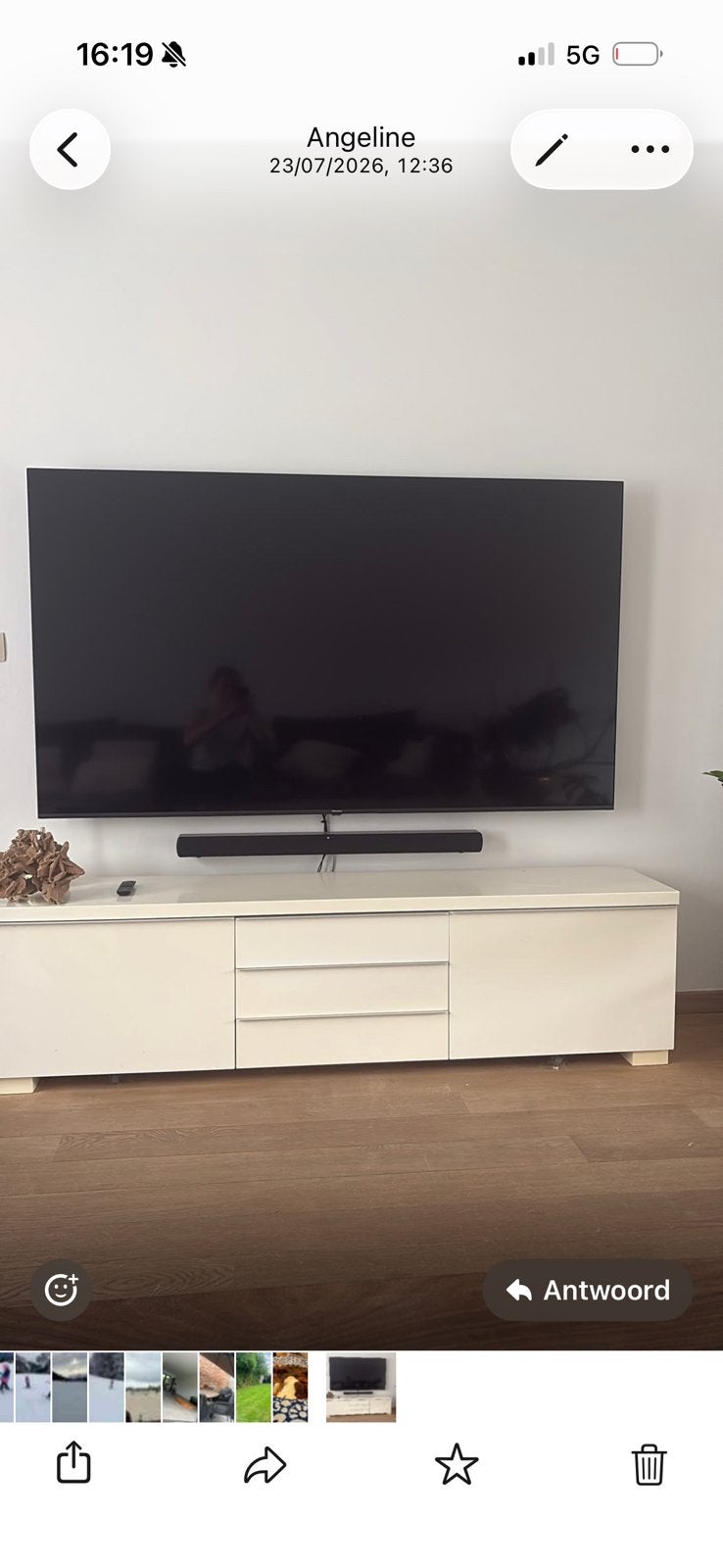 Tv 75 inch hisense te herstellen, Ophalen, Gebruikt