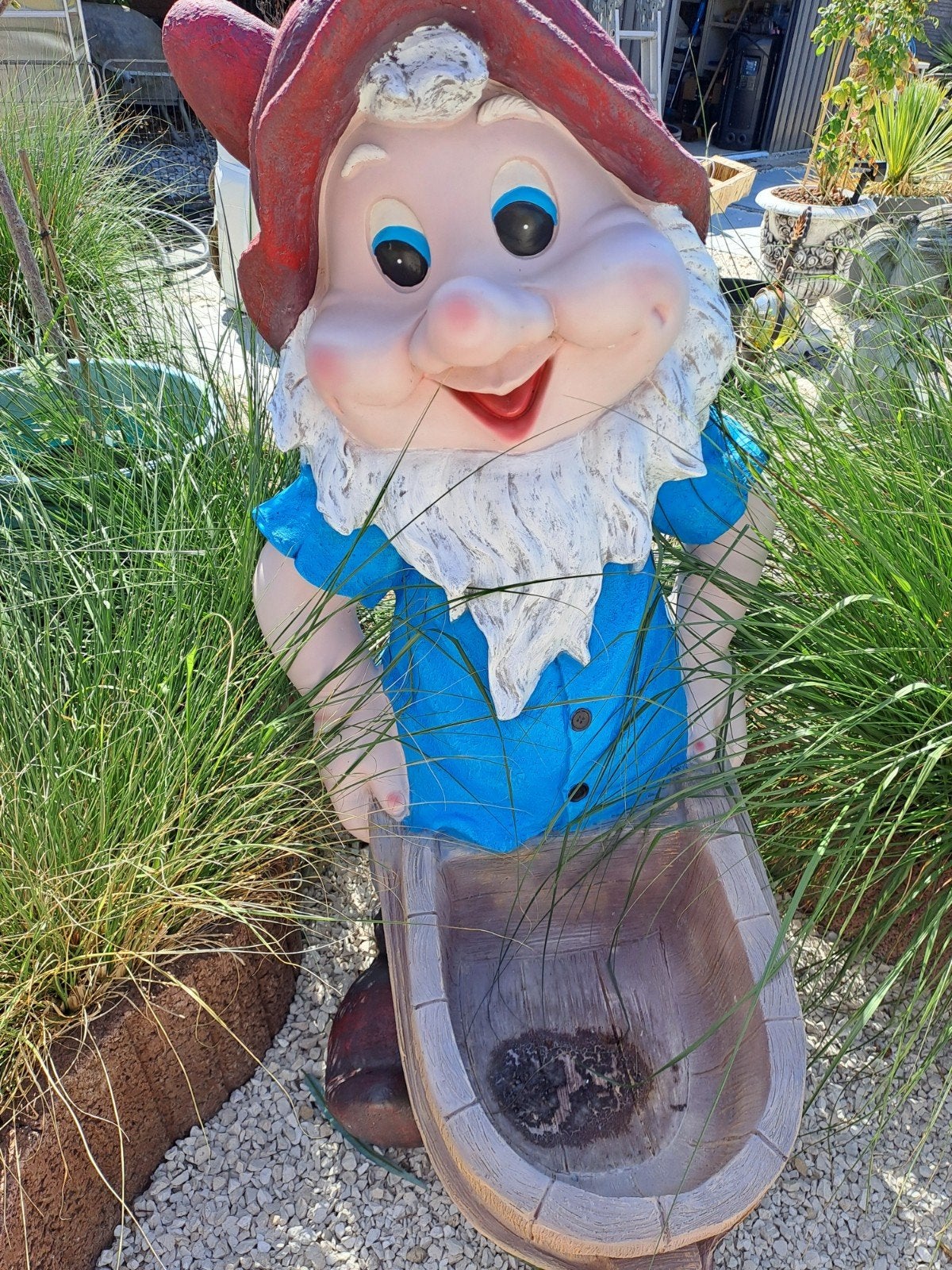 Nain de jardin avec brouette, Enlèvement, Nain de jardin