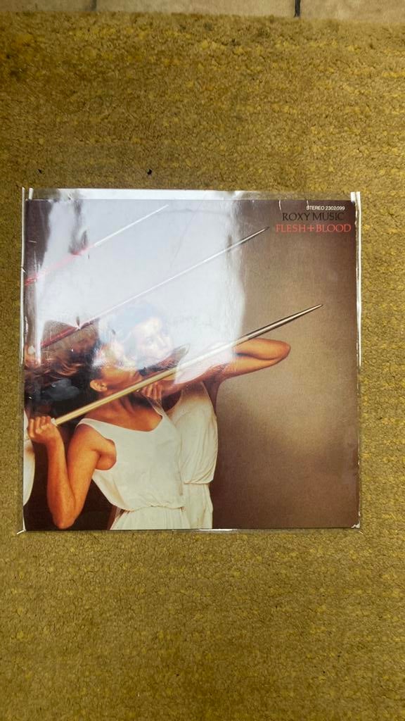 Roxy Music - Flesh and Blood LP, Ophalen of Verzenden, Zo goed als nieuw, 12 inch, Poprock