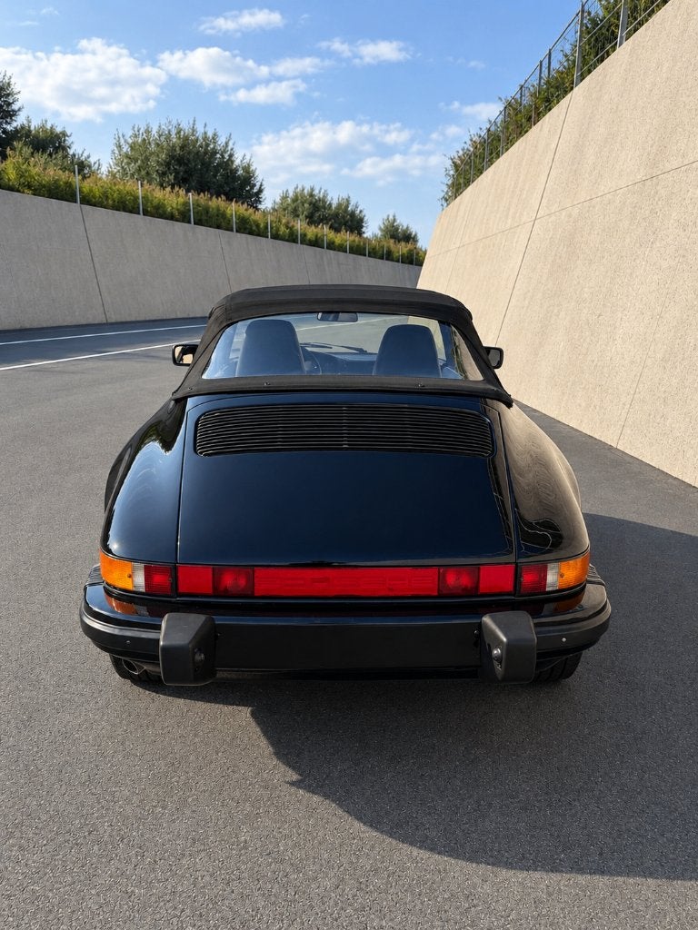 Porsche 911 3.2 G50 cabrio, Auto's, Zwart, Cabriolet, Zwart, Bedrijf