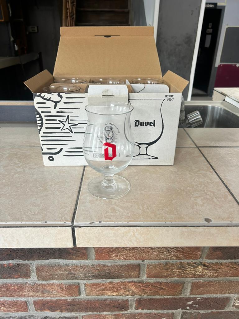 Lot de 6 verres duvel, Ophalen