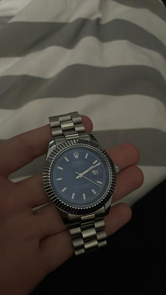 Heren horloge, Bijoux, Sacs & Beauté, Montres | Femmes, Montre-bracelet, Comme neuf, Enlèvement, Argent