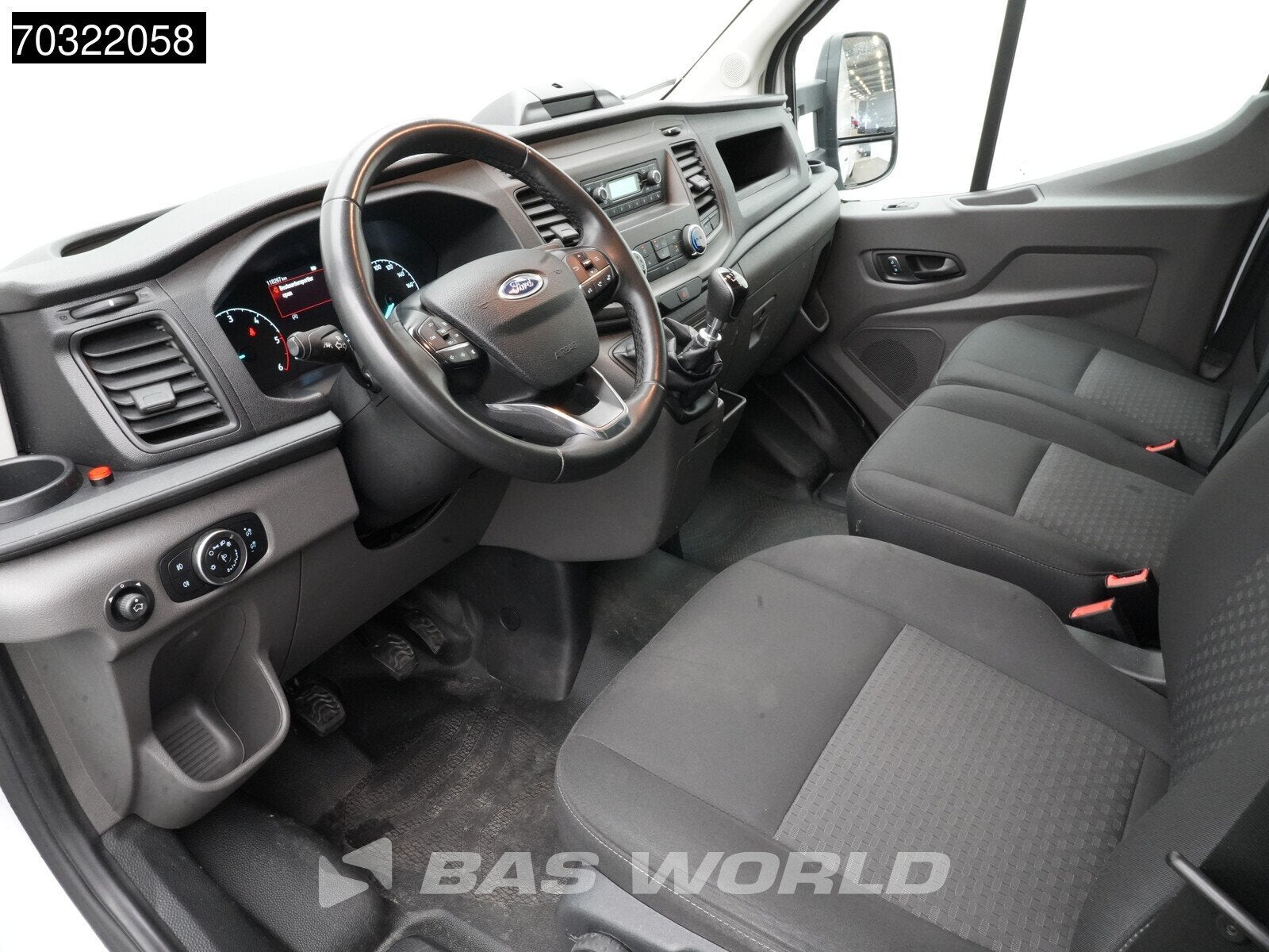 Ford Transit 130pk D'Hollandia Laadklep Bakwagen Airco Cruis, Auto's, Stof, Euro 6, 4 cilinders, Start-stop-systeem