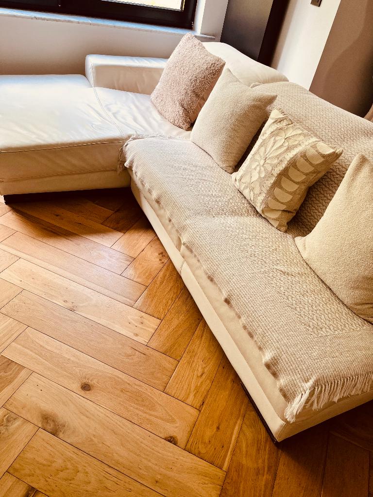 Bank, Huis en Inrichting, Ophalen, 250 tot 300 cm, Gebruikt, Hoekbank