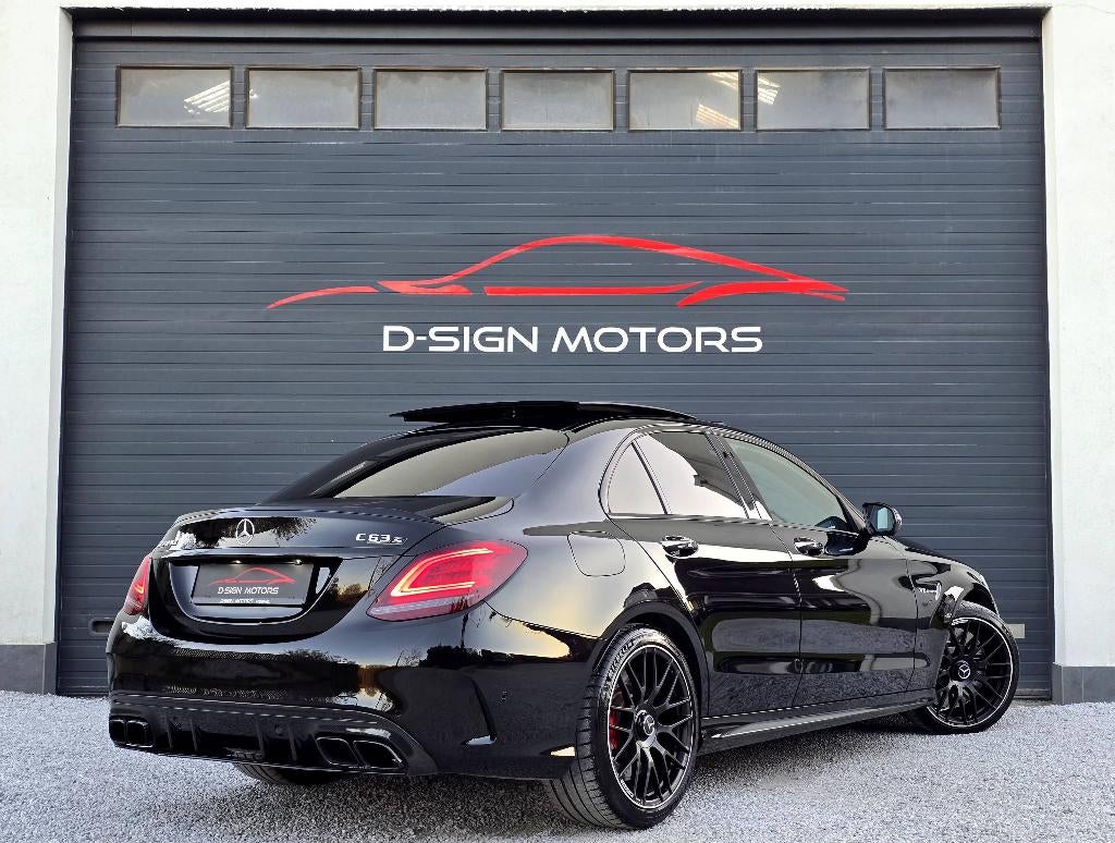 MERCEDES-BENZ C 63 S AMG V8 BI-TURBO (510ch) 2019 64.725km, Autos, Cuir, Achat, 375 kW, Entreprise