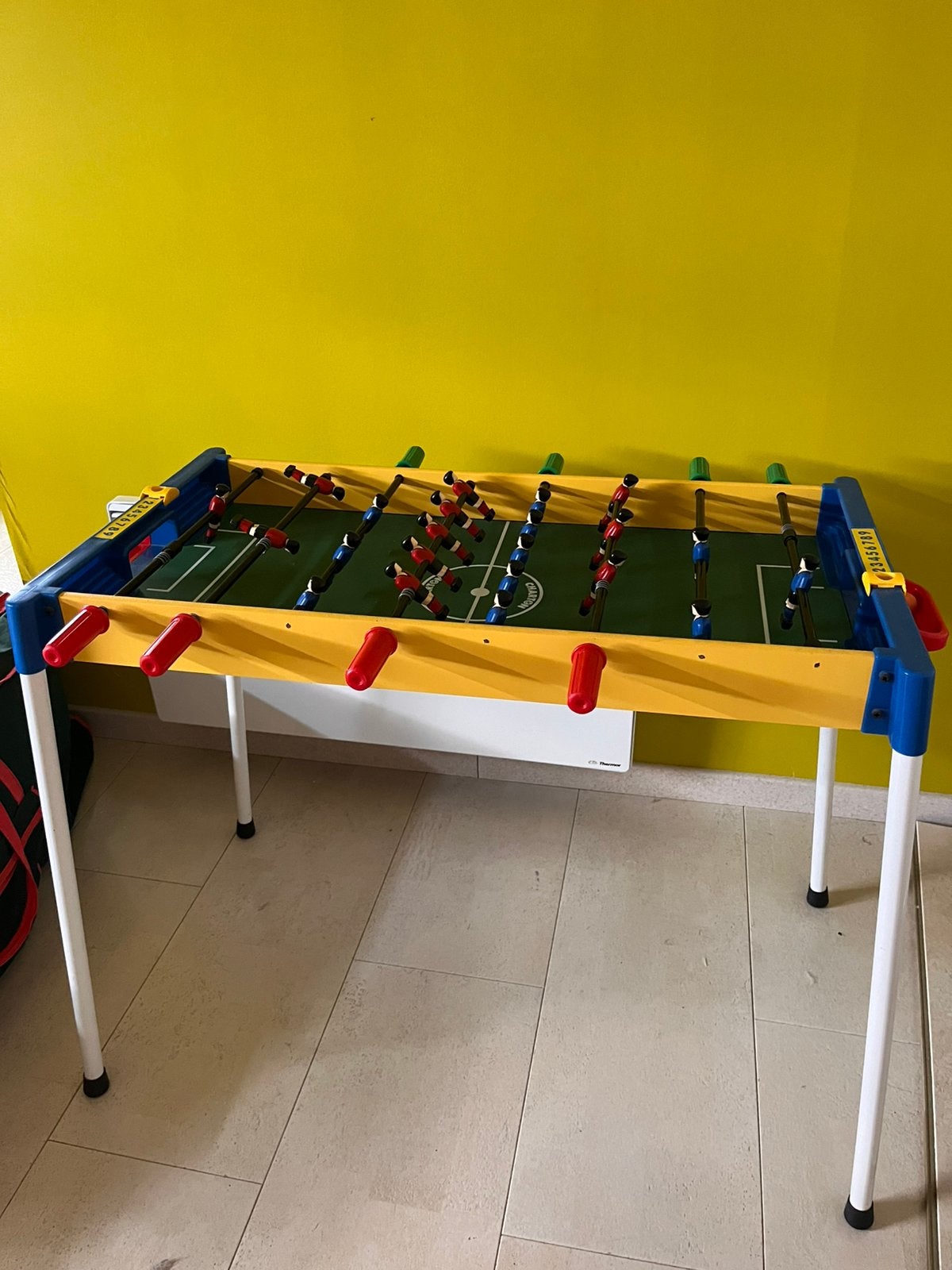 Minivoetbal kickertafel Kids, Ophalen, Zo goed als nieuw