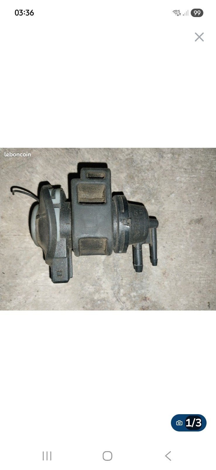 Electrovane de pression de turbo Renault scenic 2 1.5 dci, Enlèvement, Renault