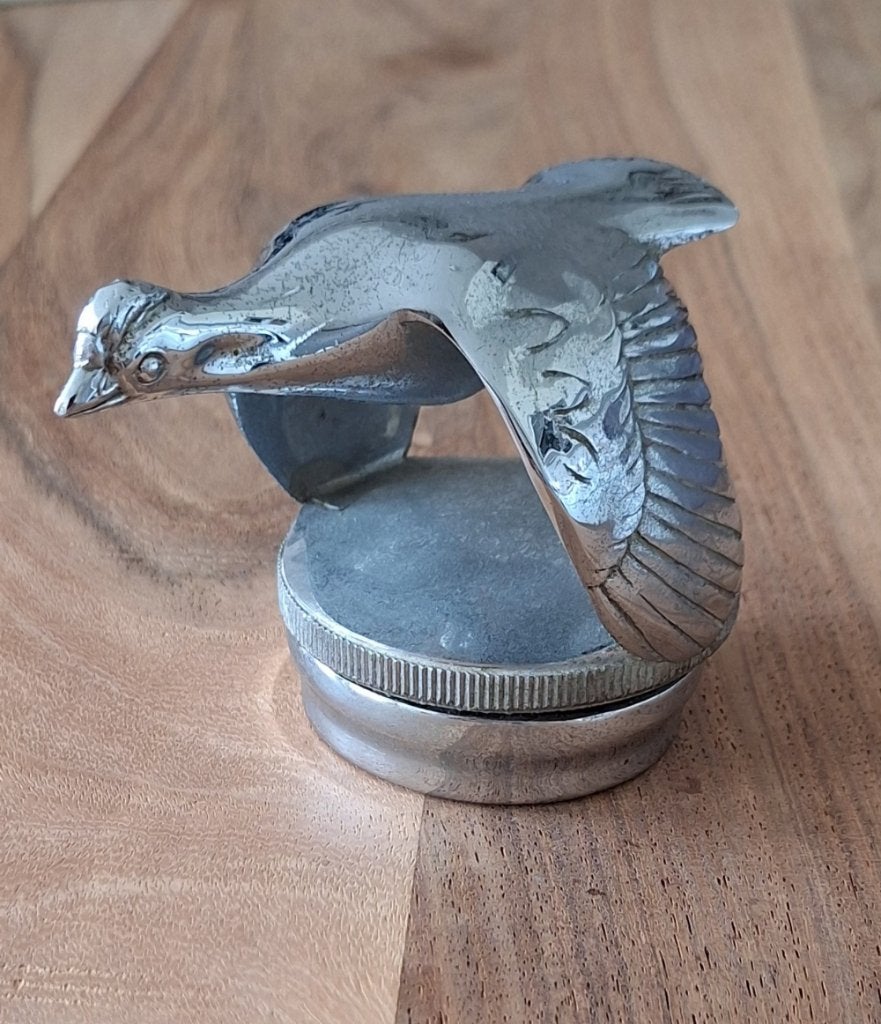 Originele Art Deco Ford Model A Flying Quail radiateurdop., Ophalen of Verzenden, Gebruikt, Amerikaanse onderdelen