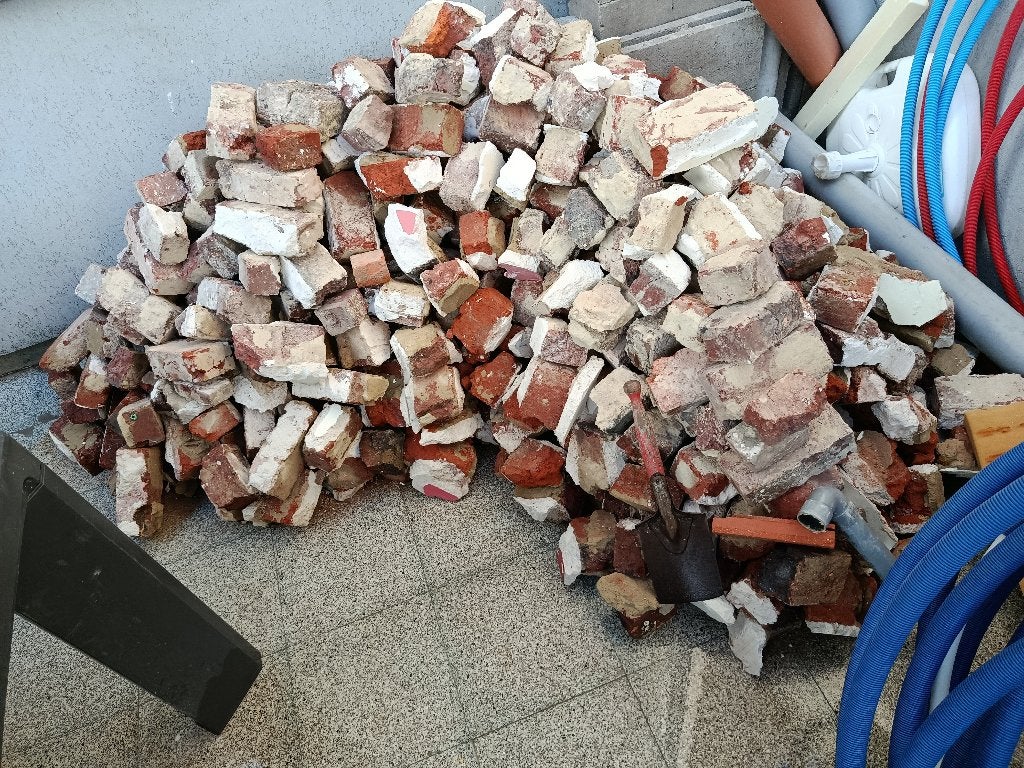Stenen om te doneren, Doe-het-zelf en Bouw, Metselstenen, Ophalen, Gebruikt, Bakstenen