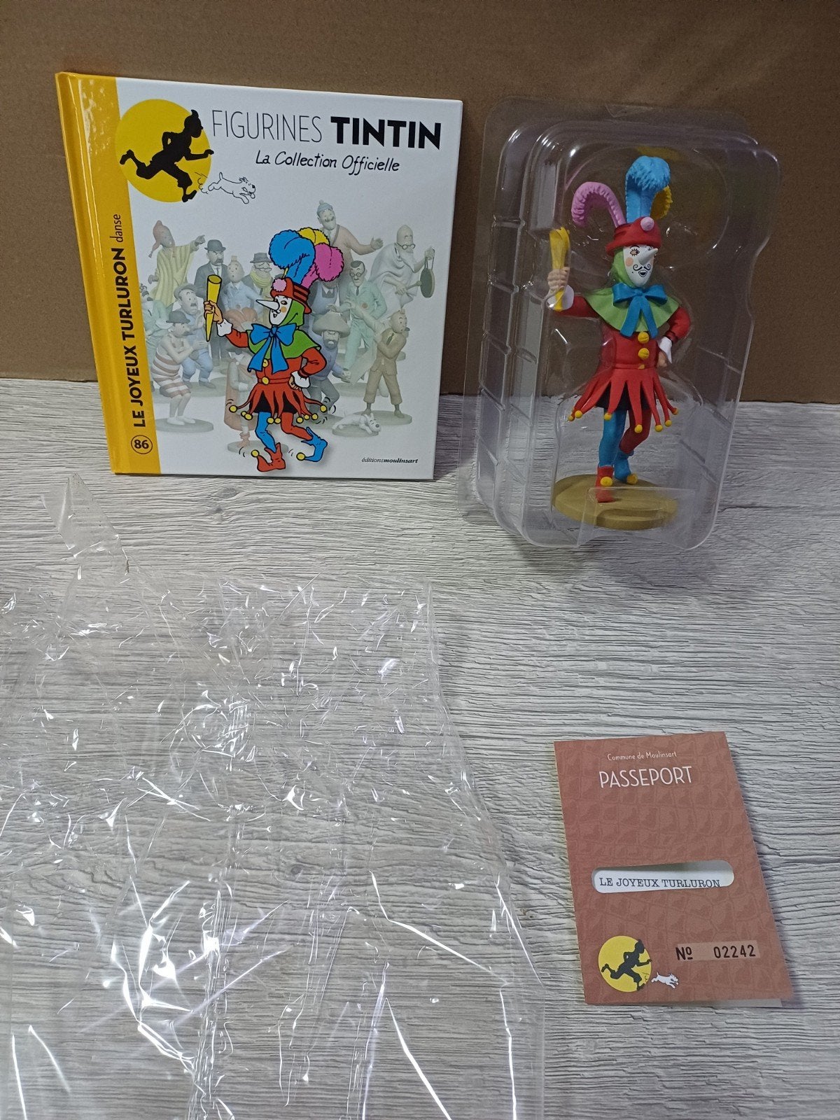 Figurine le joyeux Turluron 86 Tintin, Collections, Personnages de BD, Comme neuf, Statue ou Figurine, Tintin, Enlèvement ou Envoi