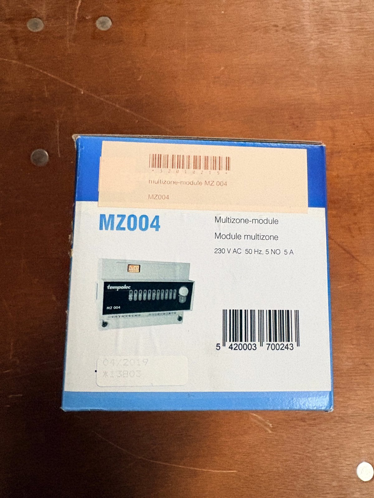 Tempolec MZ004 sturingsmodule voor 4 kringen, Ophalen of Verzenden, Nieuw