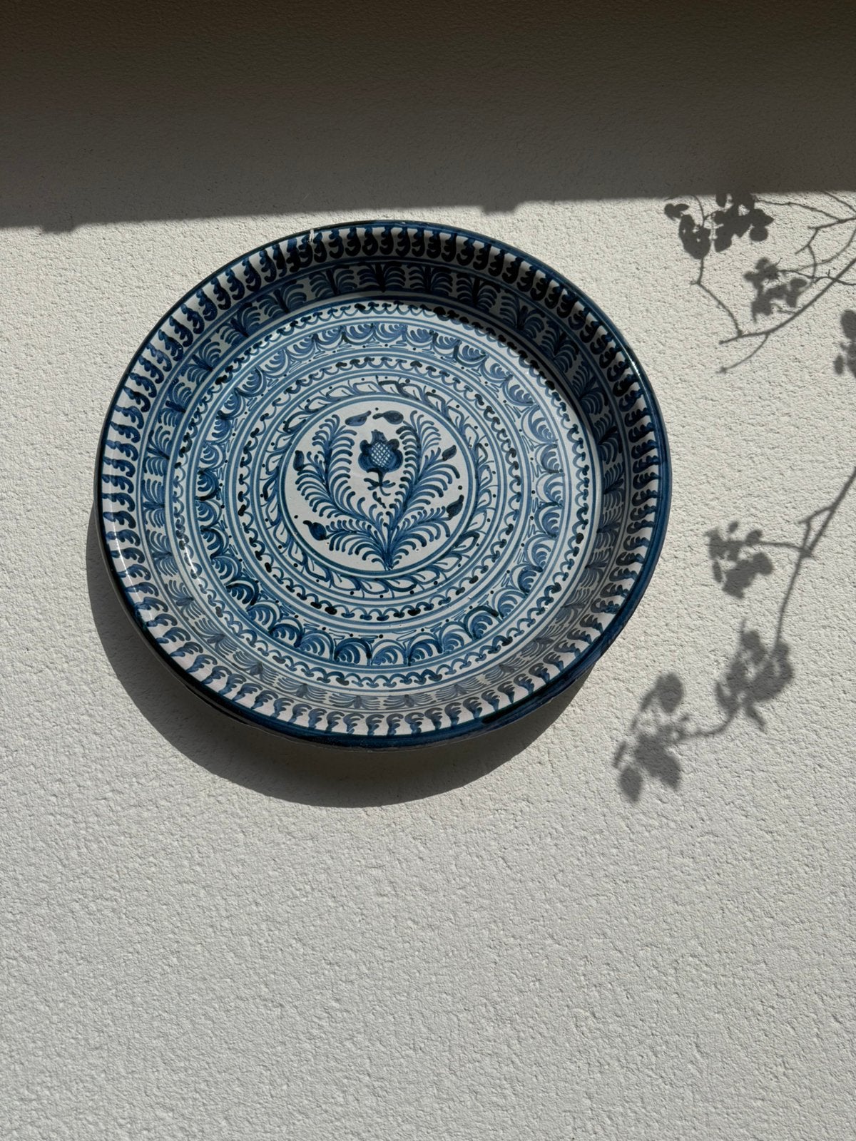 Schalen blauw, Ophalen