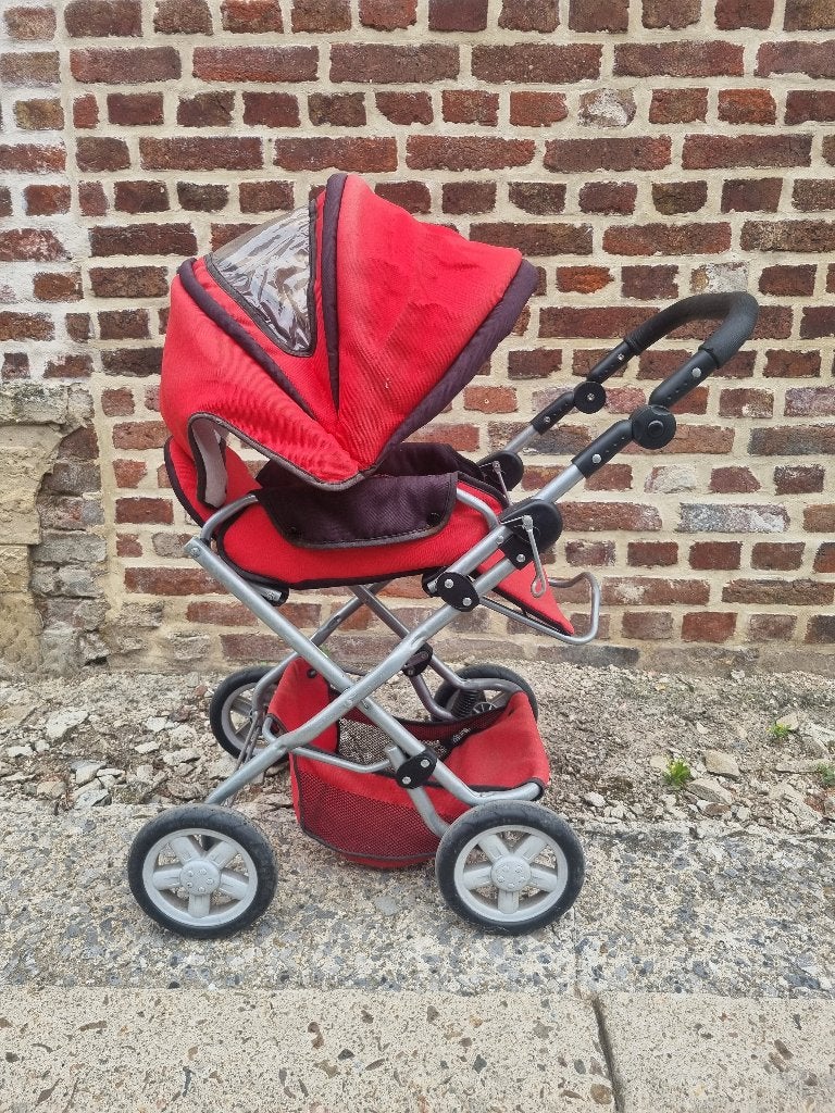 Bayer Design Trendy poppenwagen zonder accessoires, Kinderen en Baby's, Speelgoed | Poppen, Ophalen of Verzenden, Gebruikt, Babypop