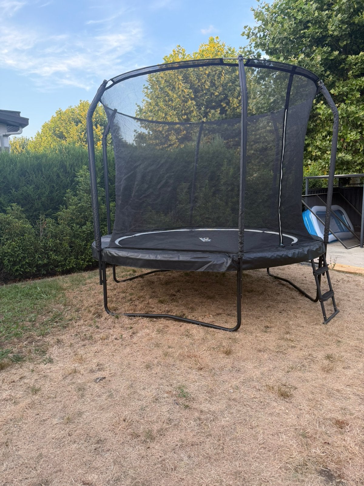 Trampoline salta, Ophalen, Gebruikt