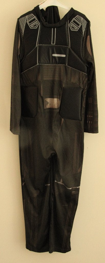 Star Wars Rogue One Death Trooper Kostuum + masker 9-10 jaar, Ophalen of Verzenden, Zo goed als nieuw, 134 t/m 140, Jongen of Meisje