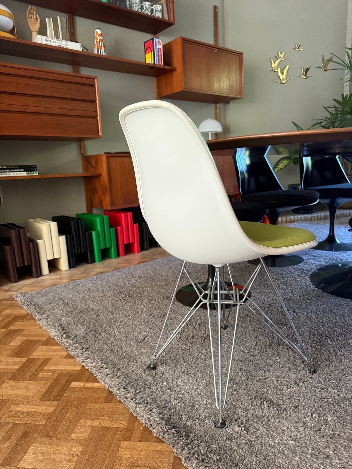 Vitra Eames DSR stoel, Huis en Inrichting, Stoelen, Ophalen, Stof