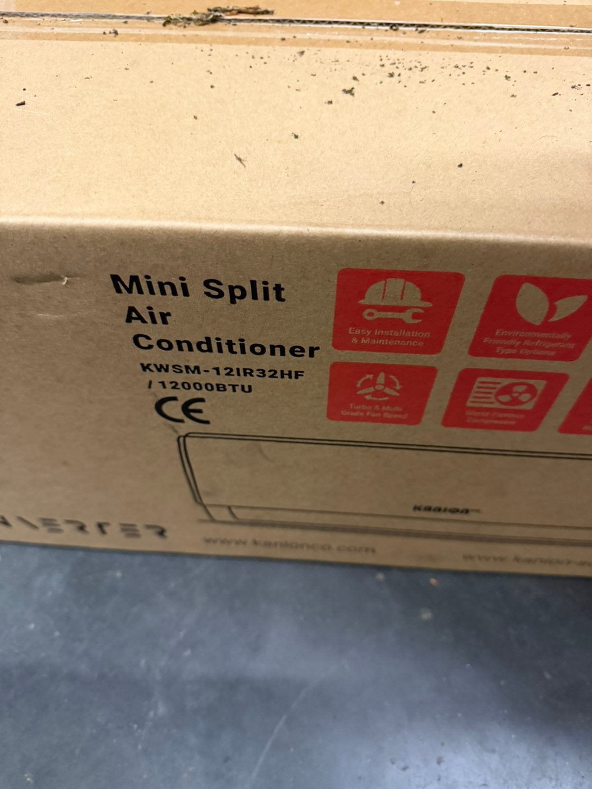 Airco binnen en buitenunit Kanion, Ophalen, Zo goed als nieuw