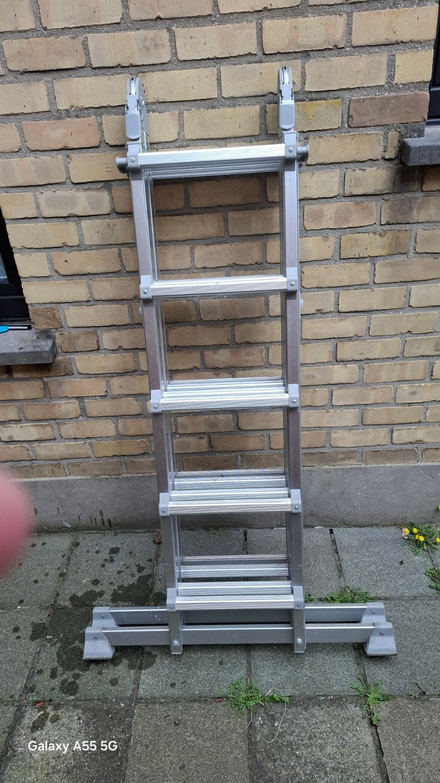 Ladder alu., Ophalen