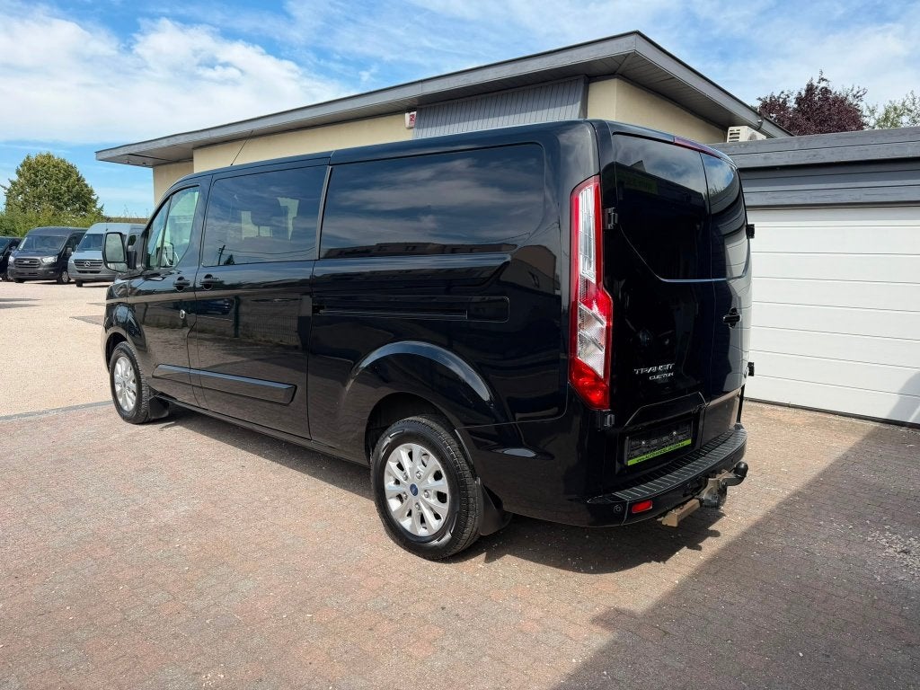 FORD TRANSIT CUSTOM * LIMITED * DUB CAB * 6ZITPL * L2 * GPS, Voorwielaandrijving, Dealer onderhouden, 1995 cc, 4 cilinders
