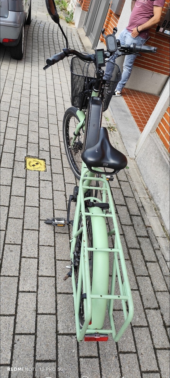 Vélo électrique cargo long tail, Enlèvement, Utilisé, 30 à 50 km par batterie, Autres marques