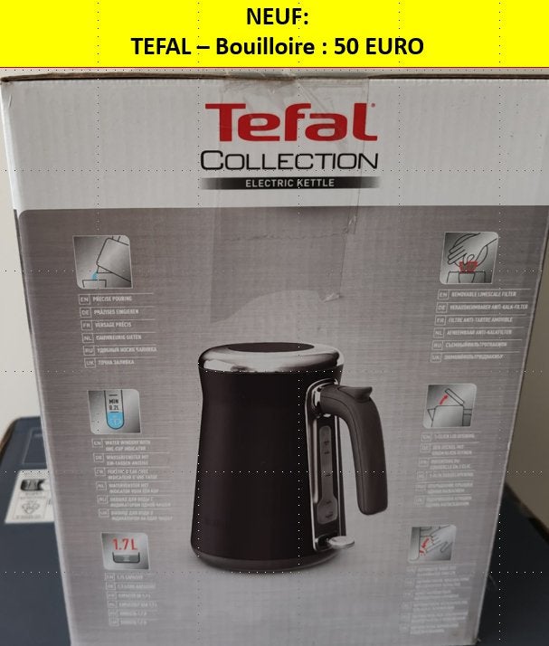 TEFAL - Bouilloire - NEUF - 50 EUR, Electroménager, Bouilloires, Enlèvement ou Envoi, Neuf
