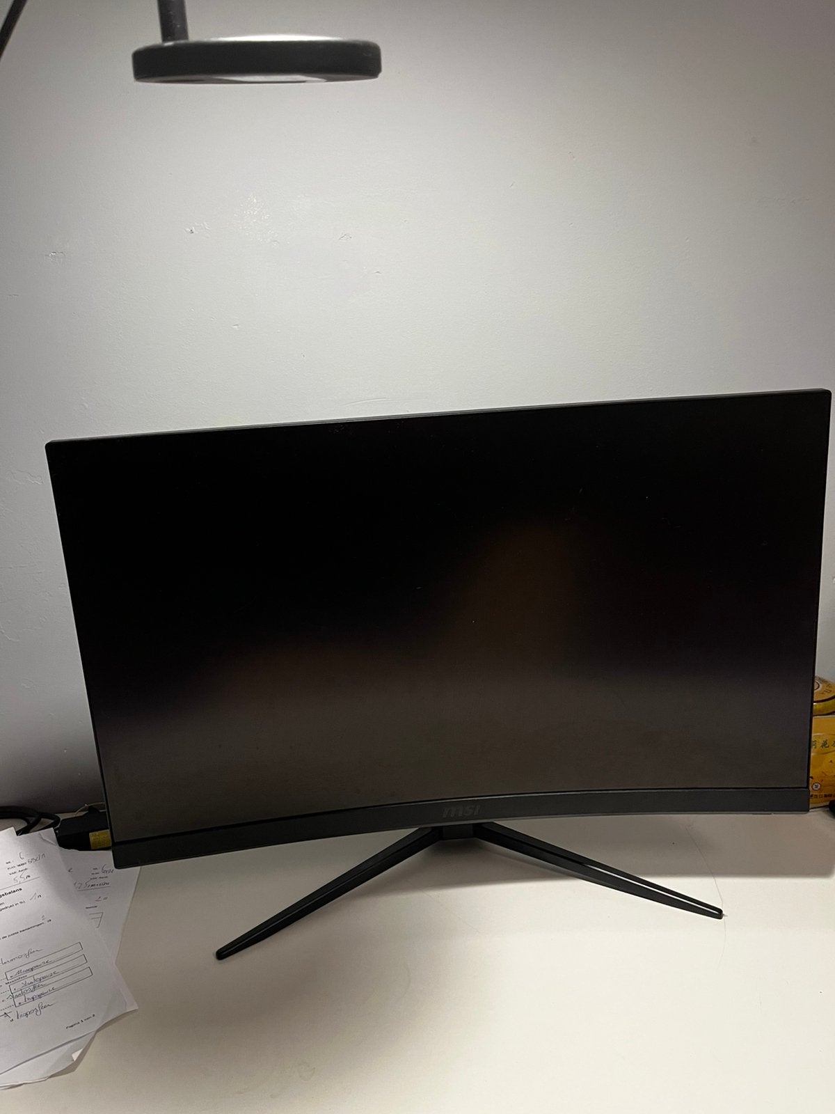 MSI G27C4 E2 curved gaming monitor, HDMI, Kantelbaar, Full HD, Zo goed als nieuw