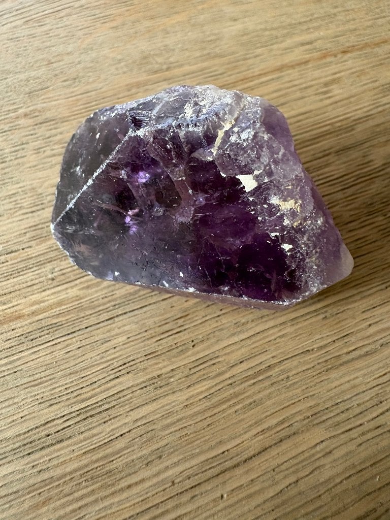 Set drie mineralen: Amethist, Rozenkwarts en Bergkristal, Ophalen of Verzenden, Mineraal